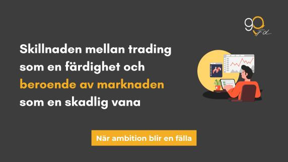Skillnaden mellan trading som färdighet och “börsberoende”